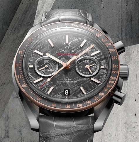 omega speedmaster grey side of the moon meteorite|omega meteorite dial.